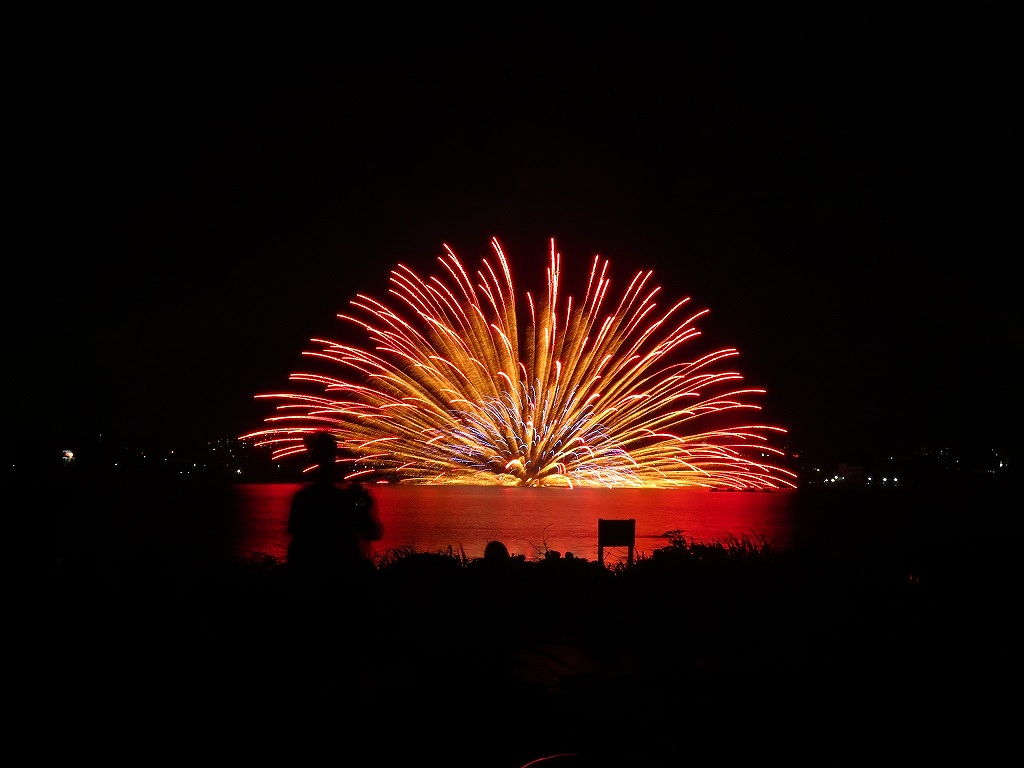 2. 手賀沼の花火大会②