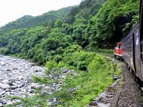 3．わたらせ渓谷に沿って